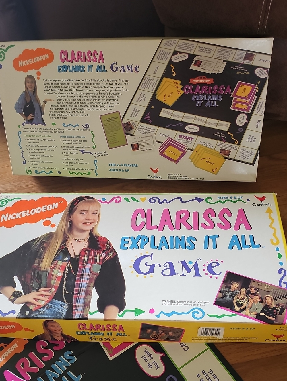Vintage 1994 Clarissa Explains It All Board Game Nickelodeon Complete - Picture 8 of 14